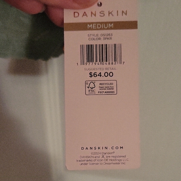 Danskin Lace Bralette Trio - Green, Light Green and Nude NWT - Picture 2 of 5